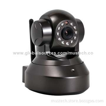 CMOS MJEPG P2P Wireless IP Camera with IR Night Vision, Two-way Audio Monitoring